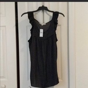 New without tags black loft blouse